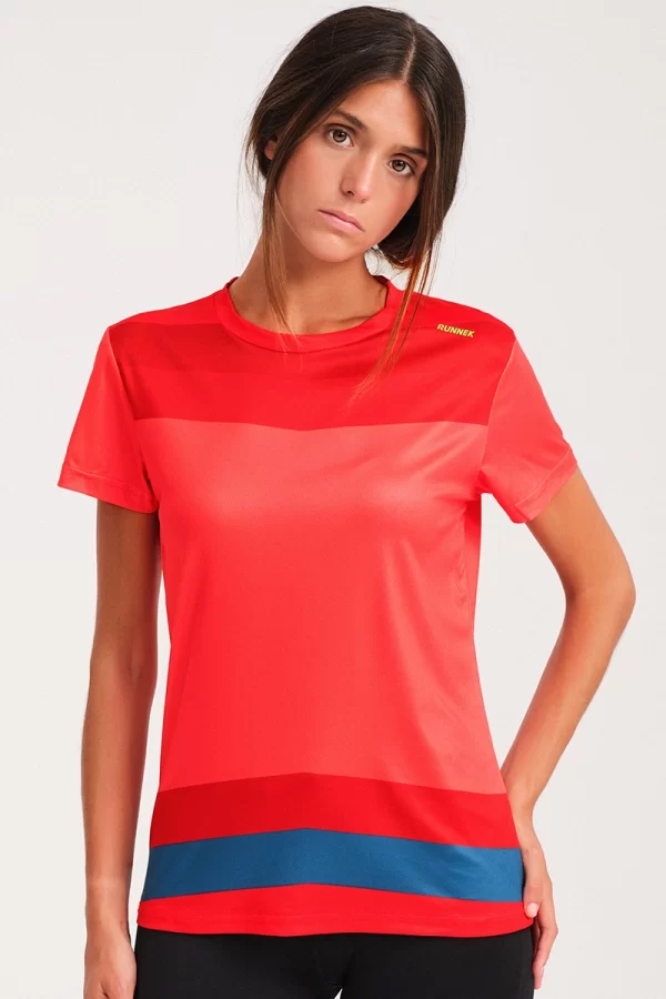 Camiseta Manga Corta Try Rojo Ne N Mujer