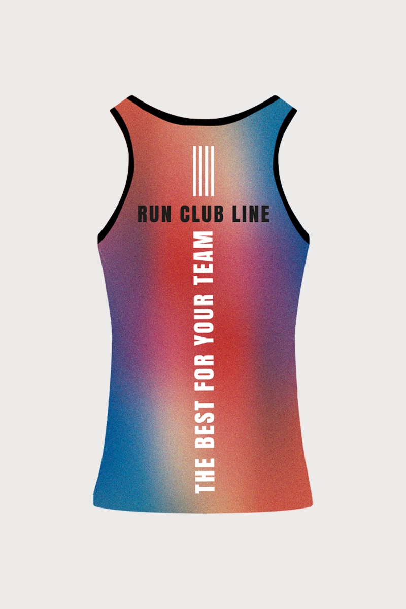 Canotta da donna a schena coperta personalizzabile per team sportivi 02