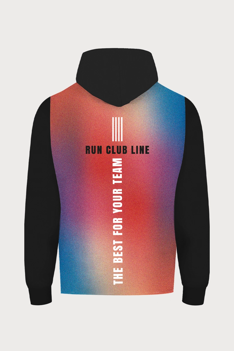 Felpa sportiva con cerniera perzonalizzabile per team 01