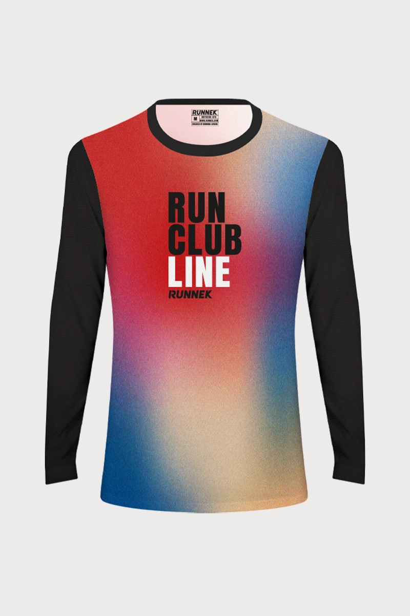 Maglia da running manica lunga da donna personalizzabile per team sportivi 01