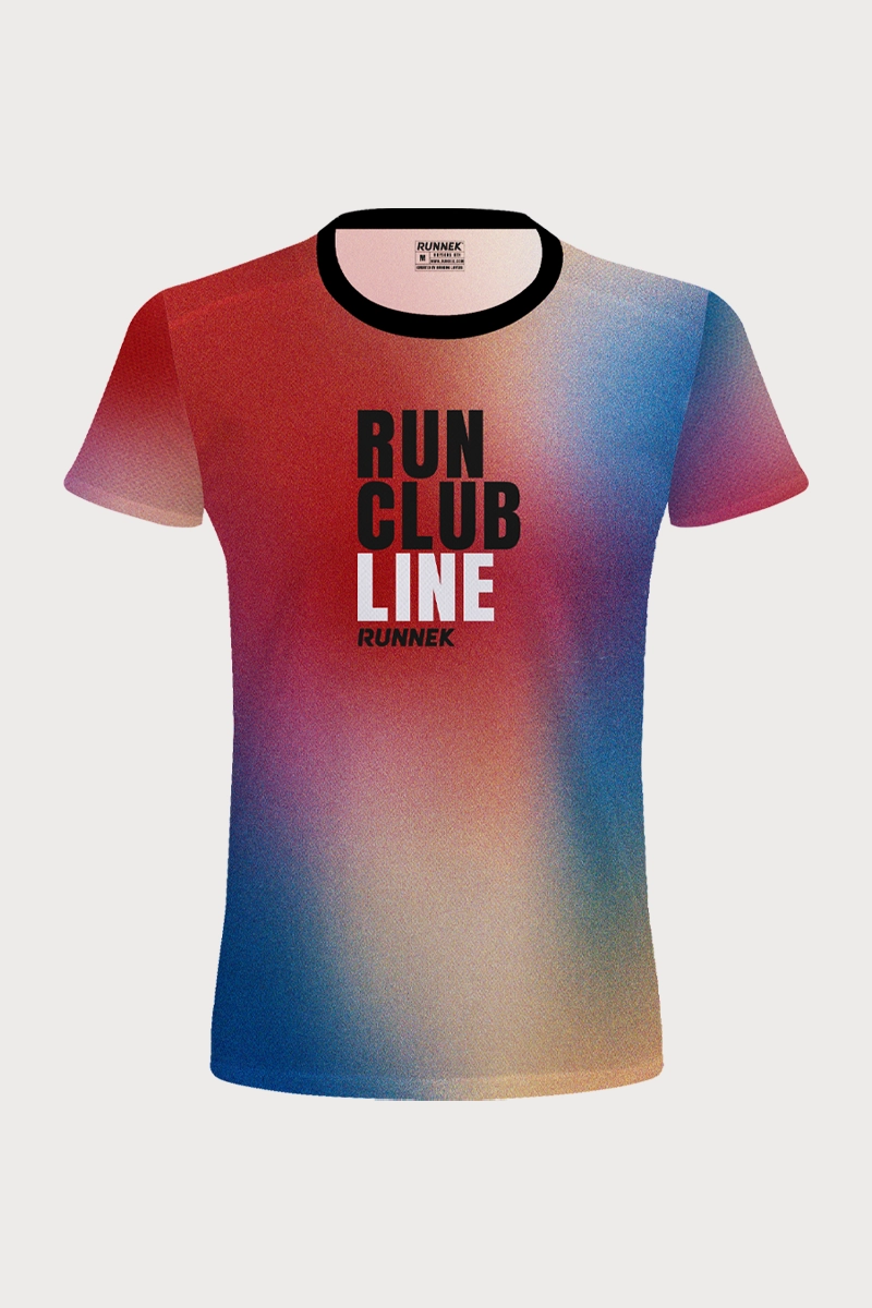 Maglia tecnica da running da donna manica corta personalizzabile per team 02