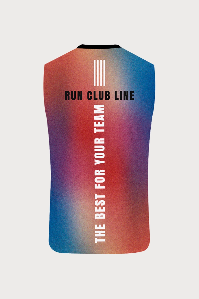 Maglia tecnica smanicata personalizzabile per team sportivi 01