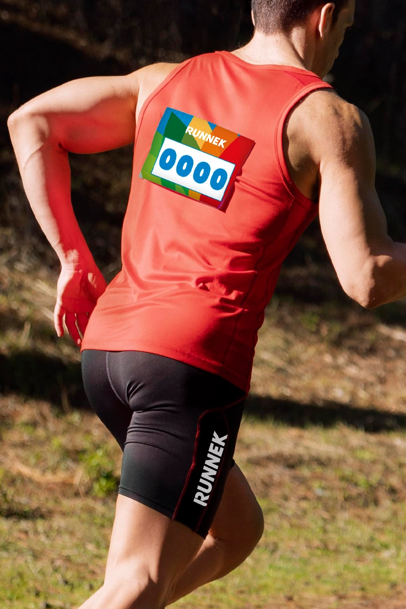 Pettorale gara perosnalizzabile Runnek 03