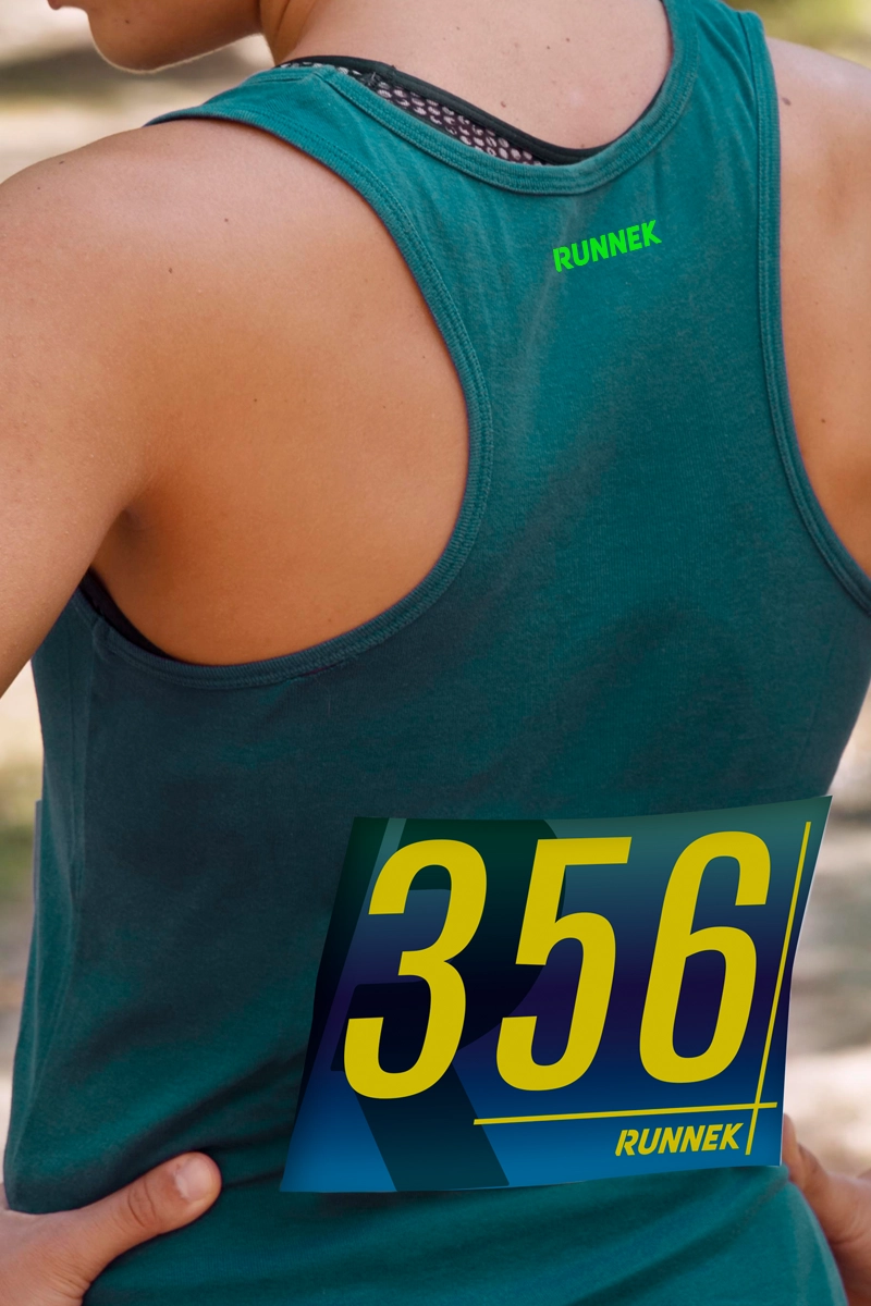 Pettorale gara perosnalizzabile Runnek 03