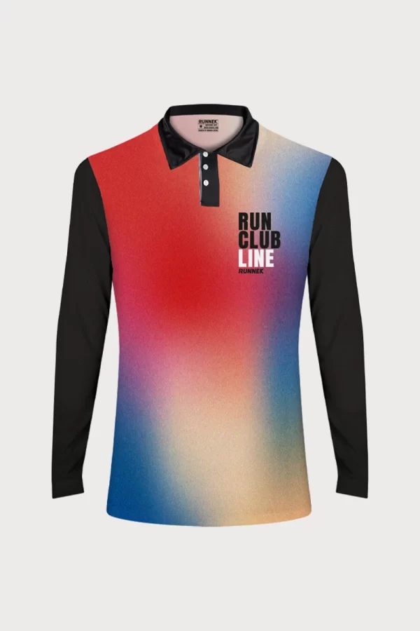 Polo manica lunga da donna con bottoni personalizzabile per team sportivi 01