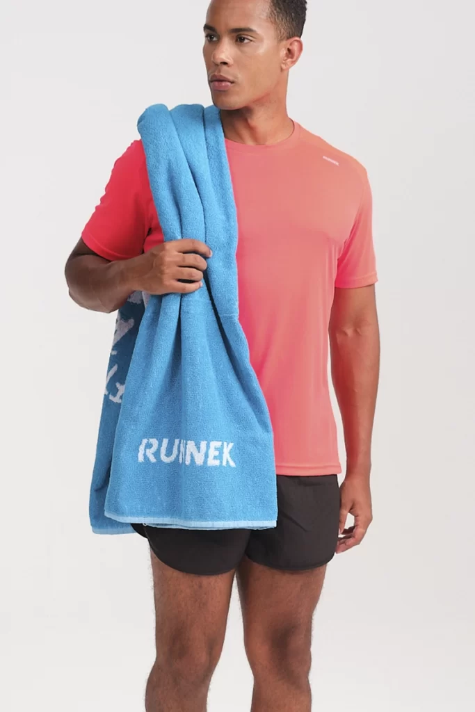 Asciugamano sportivo in Cotone personalizzabile Runnek 01